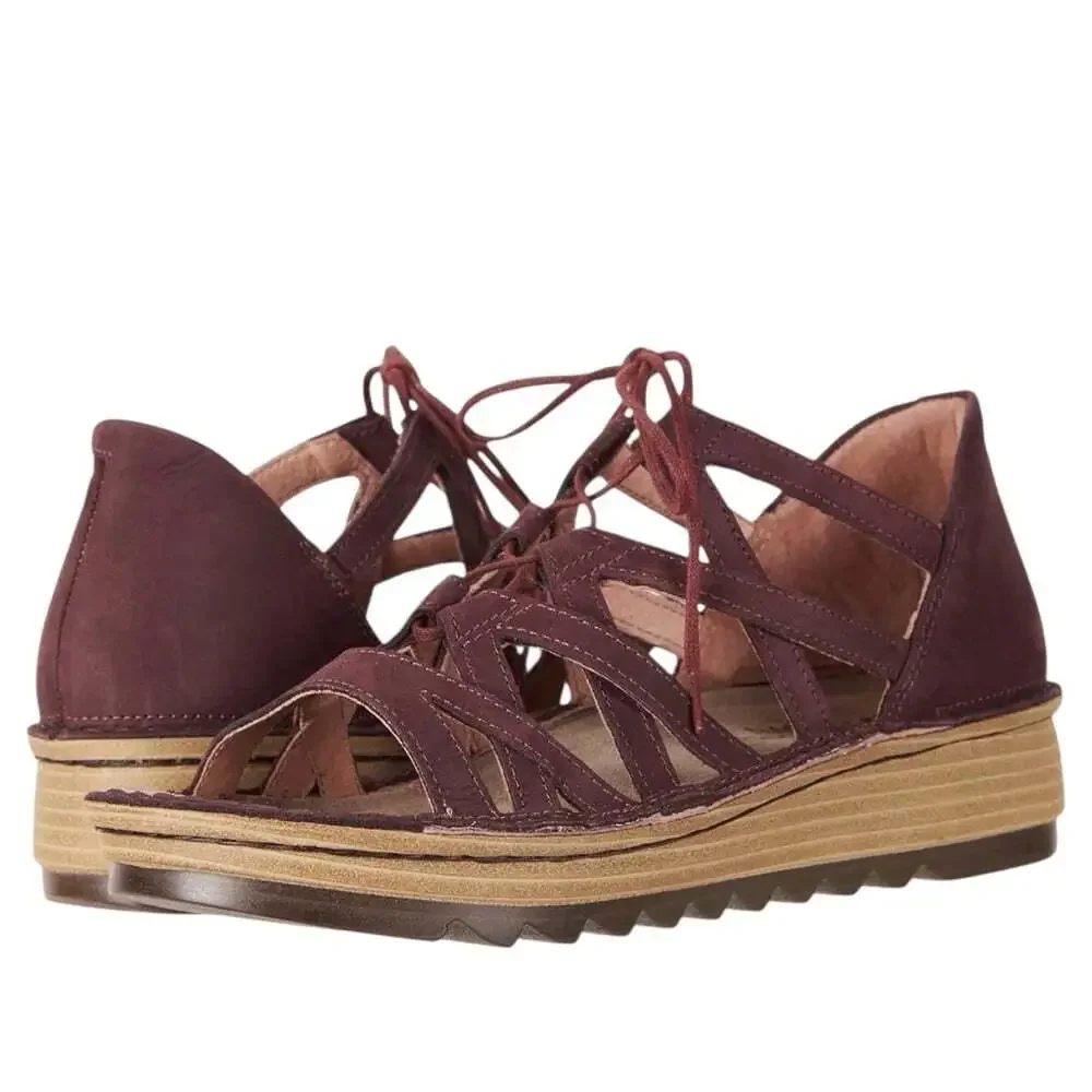 Naot yarrow burgundy